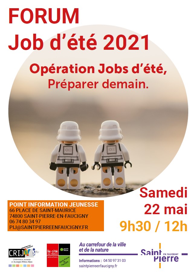 Forum Emploi Jobs été 2021 – St Pierre en Faucigny